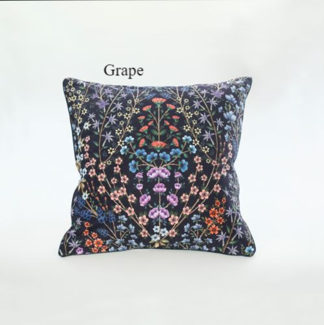 MM Linen - Hattie Cushion - Grape image 0